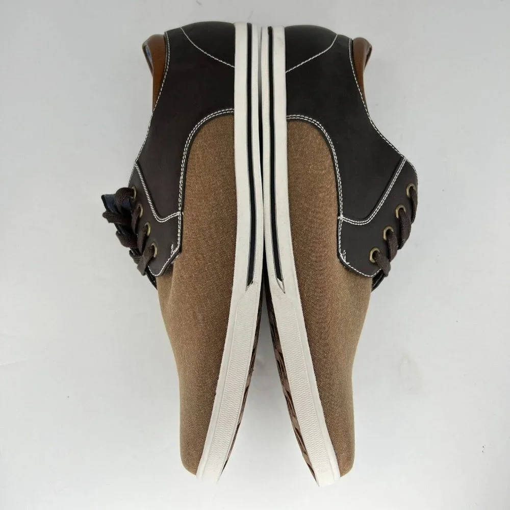 Bruno Marc Mens Rivera-01 FFAXGBCE Brown Black Lace Up Low Size 12 Casual Shoes